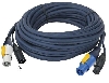 Combi Cable Powercon-Powercon/Xlr-Xlr 10m