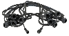 Prikkabel - Kermisslinger 20m + 40 sockets (excl lamps) + in/out