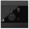 Remote panel  80mm x80mm MIC+ LINE Input, zwart